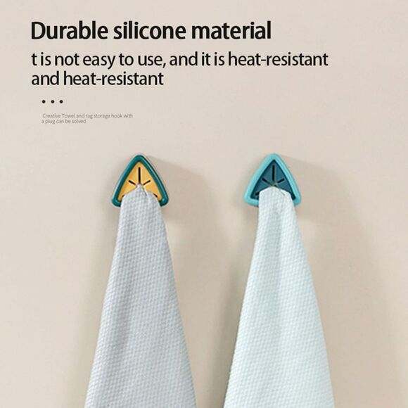 3Pack Towel Racks,Punch Free Towel Plug Holder Bathroom Organizer Rack (4629) - Picture 5 of 7